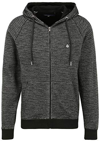 Blend Nuka Herren Sweatjacke Kapuzenjacke Hoodie mit Kapuze, Größe:L, Farbe:Charcoal Mix (200278) von b BLEND