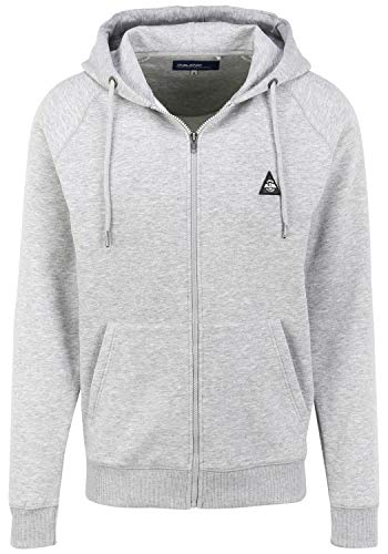 Blend Nuka Herren Sweatjacke Kapuzenjacke Hoodie mit Kapuze, Größe:L, Farbe:Stone Mix (200274) von b BLEND