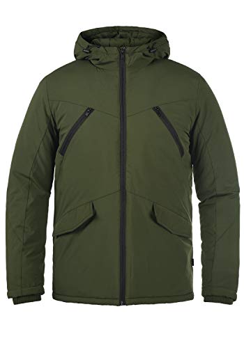 BLEND BHOmar Herren Winterjacke Herrenjacke Jacke mit Kapuze und hochabschließendem Kragen, Größe:XXL, Farbe:Deep Depths (190413) von b BLEND