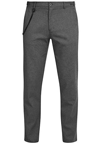 Blend Pinus Herren Chino Hose Stoffhose Tapered Fit mit Kette, Größe:W31/34, Farbe:Pewter Mix (200277) von b BLEND