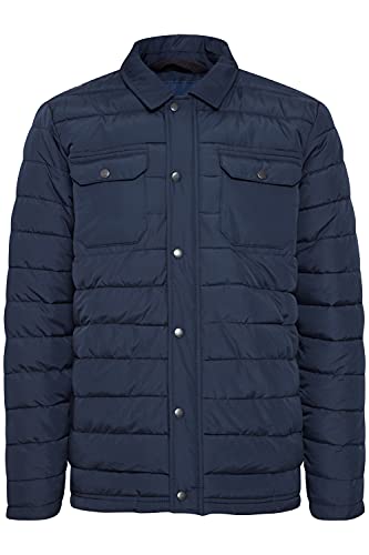 Blend Ruven Herren Steppjacke Übergangsjacke Jacke leicht wattiert mit Kent Kragen, Größe:XXL, Farbe:Dress Blues (194024) von b BLEND