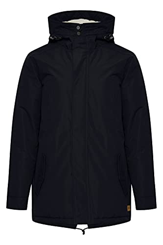 Blend Sergius Herren Winterparka Parka Winterjacke mit Kapuze, Größe:S, Farbe:Black (194007) von b BLEND