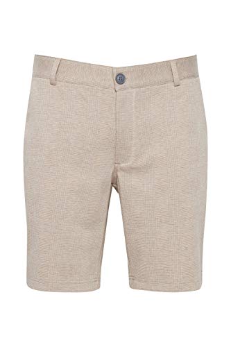 b BLEND Almo Herren Chino Shorts Bermuda Kurze Hose mit Muster Regular Fit, Größe:XL, Farbe:Sand Mix (200272) von b BLEND