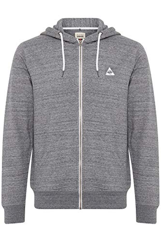 b BLEND Helno Herren Sweatjacke Kapuzenjacke Hoodie mit Kapuze, Größe:S, Farbe:Pewter Mix (70817) von b BLEND