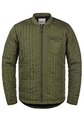 b BLEND Stan Herren Steppjacke Übergangsjacke Jacke gefüttert mit Stehkragen, Größe:M, Farbe:Dusty Olive (180515) von b BLEND