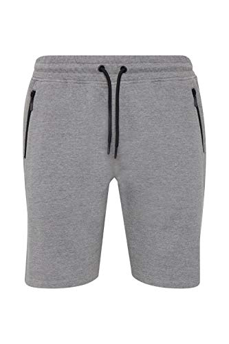 b BLEND Svenson Herren Sweatshorts Kurze Hose Jogginghose, Größe:L, Farbe:Zink Mix (70815) von b BLEND