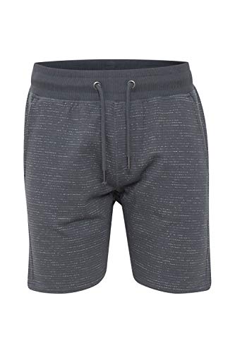 b BLEND Tokker Herren Sweatshorts Kurze Hose Jogginghose mit Rippbund und Kordelzug Regular Fit, Größe:S, Farbe:Iron Gate (193910) von b BLEND