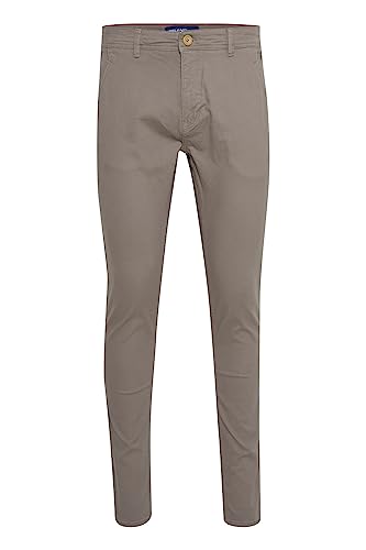 Herren Blend Chino Hose Plus Size Casual Basic Stoff Pants Übergrößen Regular Fit Tapered Leg BHNATAN, Farben:Grau, Größe Hosen:48W / 32L von b-Blend-BLEND