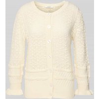 B.Young Cardigan mit Rundhalsausschnitt Modell 'NAJO' in Offwhite, Größe XXL von b.Young