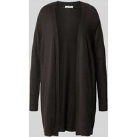 B.Young Cardigan mit gerippten Abschlüssen Modell 'NONINA' in Dunkelgrau, Größe XXL von b.Young