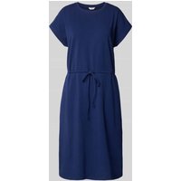 B.Young Knielanges Kleid mit Tunnelzug Modell 'PANDINNA' in Marine, Größe L B.Young Knielanges Kleid mit Tunnelzug Modell 'PANDINNA' in Marine, Größe L von b.Young