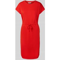 B.Young Knielanges Kleid mit Tunnelzug Modell 'PANDINNA' in Rot, Größe XS von b.Young