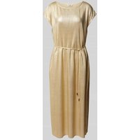 B.Young Midikleid mit Rundhalsausschnitt Modell 'PILLE' in Gold, Größe XL von b.Young