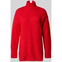 B.Young Oversized Strickpullover mit gerippten Abschlüssen Modell 'Olma' in Rot, Größe XXL von b.Young