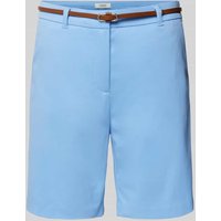 B.Young Regular Fit Shorts mit Gürtel Modell 'Days' in Bleu, Größe 38 von b.Young