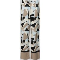 B.Young Relaxed Fit Stoffhose mit elastischem Bund Modell 'Favia' in Taupe, Größe 38 von b.Young