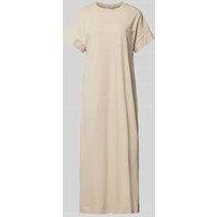 B.Young T-Shirt-Kleid mit Brusttasche Modell 'Pandinna' in Beige, Größe L von b.Young