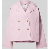 B.Young Trenchcoat mit Reverskragen Modell 'Calea' in Hellrosa, Größe 42 von b.Young
