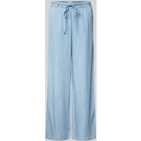 B.Young Wide Leg Stoffhose in Denim-Optik Modell 'Lana' in Hellblau, Größe 40 von b.Young