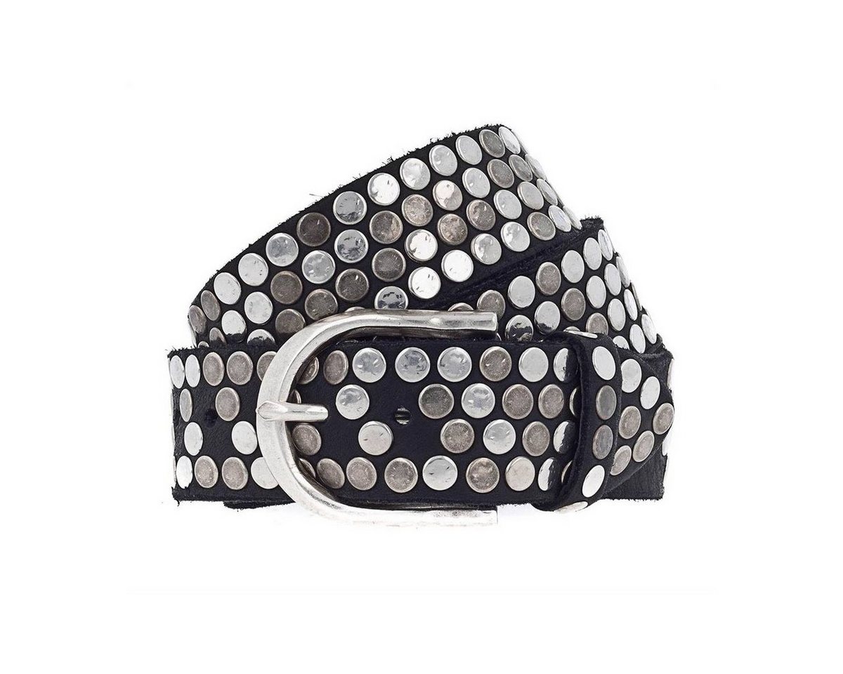 b.belt Ledergürtel Schmale Gürtel für Damen in schwarz (1-St., Weiblich) von b.belt