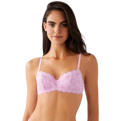 b.tempt'd Damen Feeling Famous Contour Bra Balconette-BH, Pink Lavender/Very Berry, 75A von b.tempt'd
