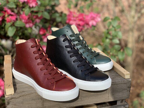 b.y.r.d. Sneaker vegetabil gegerbtes chromfreies Leder -Yoko von b.y.r.d.