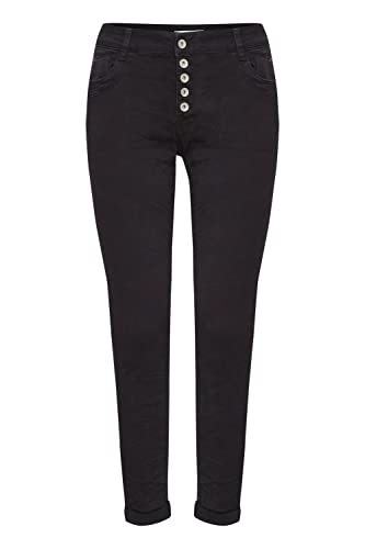 b.young BXKAILY Jeans NO Damen Jeans Denim Hose 5-Poket-Style Baumwolle mit Stretch Skinny Fit, Größe:38, Farbe:Black Washed (80034) von b.young