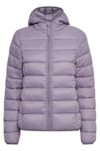 b.young BYBELENA Damen Steppjacke Übergangsjacke Jacke mit Kapuze und Reißverschluss Puffer-Jacke normale Länge, Größe:36, Farbe:Dusk (173812) von b.young