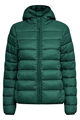 b.young BYBELENA Damen Steppjacke Übergangsjacke Jacke mit Kapuze und Reißverschluss Puffer-Jacke normale Länge, Größe:40, Farbe:Botanical Garden (195220) von b.young