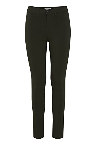 b.young BYElva Damen Hose Stoffhose 5-Poket-Style Viskosemischung mit Stretch Slim Fit, Größe:38, Farbe:Rosin (190509) von b.young