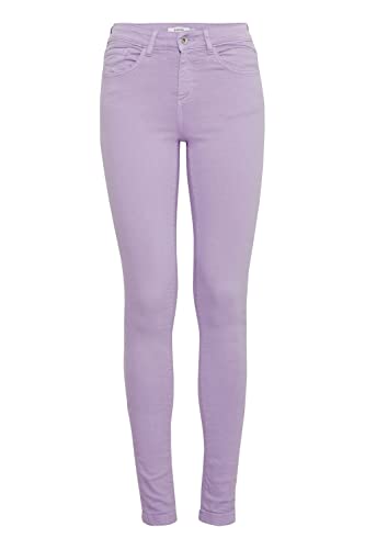 b.young BYLola Luni Damen Jeans Denim Hose Baumwolle mit Stretch Slim Fit 5-Pocket-Hose, Größe:27/32, Farbe:Purple Rose (153716) von b.young