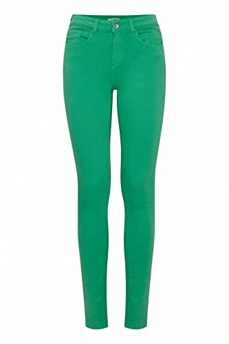 b.young BYLola Luni Damen Jeans Denim Hose Baumwolle mit Stretch Slim Fit 5-Pocket-Hose, Größe:30/32, Farbe:Ming Green (165930) von b.young