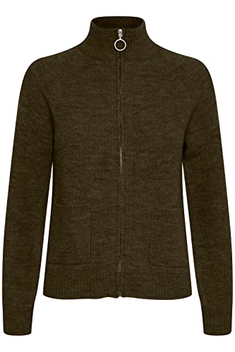 b.young - BYMARTINE Pocket Cardigan - Cardigan - 20810996, Größe:L, Farbe:Olive Night Melange (1905151) von b.young