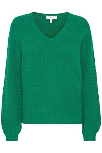 b.young - BYMILO Vneck - Pullover - 20813522, Größe:S, Farbe:Cadmium Green (185424) von b.young