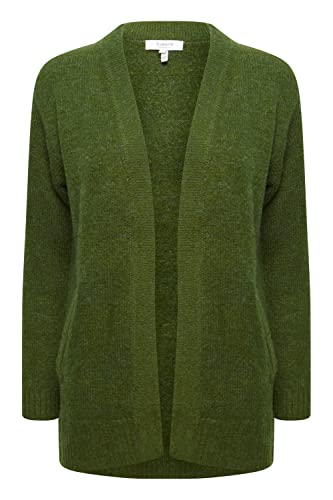 b.young - BYMIRELLE Short Cardigan 2 - Cardigan - 20808618, Größe:XL, Farbe:Rifle Green Melange (1904191) von b.young