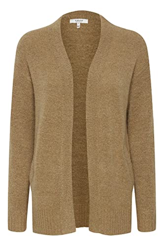 b.young - BYMIRELLE Short Cardigan 2 - Cardigan - 20808618, Größe:XXL, Farbe:Tannin Melange (1713201) von b.young