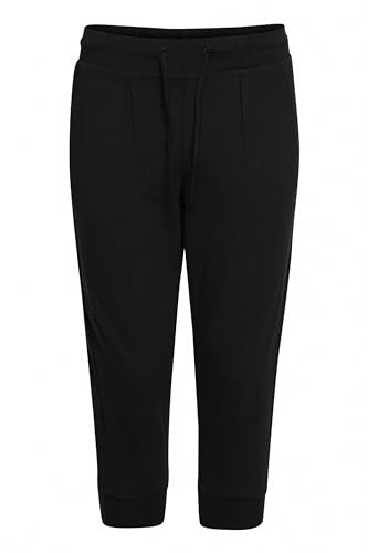 b.young BYPANDINA Capri Pants 2 Damen Hose Stoffhose 20808332, Größe:M, Farbe:Black (200451) von b.young