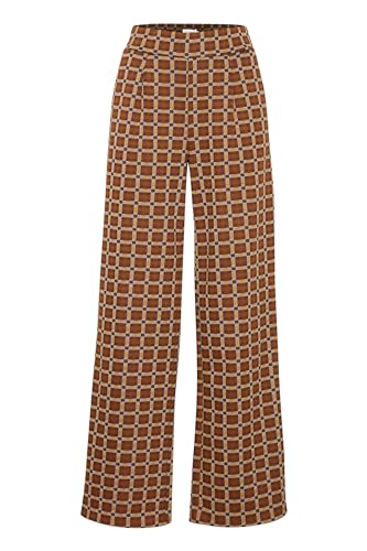 b.young - BYROWAN Wide Pants - Trousers - 20813613, Größe:XL, Farbe:Monk´s Robe Mix (202338) von b.young