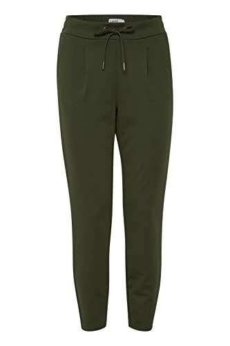 b.young BYRizetta Crop Pants Damen Hose Stoffhose 20803903, Gr��e:M, Farbe:Rifle Green (190419) von b.young