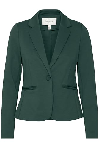 b.young BYRizetta Damen Blazer Jackenblazer Anzugsblazer mit Stretch Reverskragen 1-Knopf-Form Paspeltaschen Slim fit, Größe:36, Farbe:Sycamore (195917) von b.young