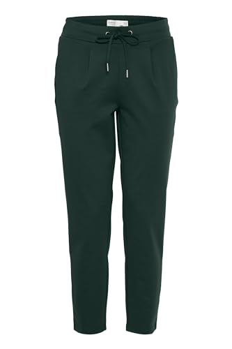 b.young BYRizetta Damen Crop Pants Hose Stoffhose mit Stretch, Größe:XS, Farbe:Scarab (195350) von b.young