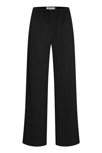 b.young BYTRISSA Pants Damen Stoffhose Hose 96% Polyester, 4% Elasthan Relaxed fit, Größe:L, Farbe:Black (200451) von b.young