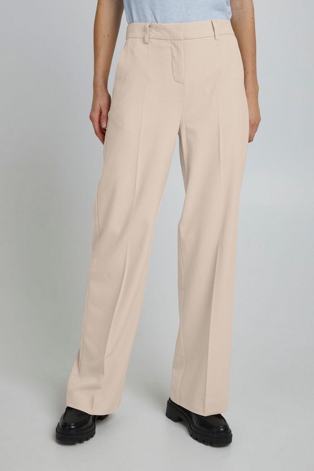 b.young Bundfaltenhose BYDANTA WIDE LEG PANTS 2 - 20806640 Stoffhose mit Gürtelschlaufen von b.young