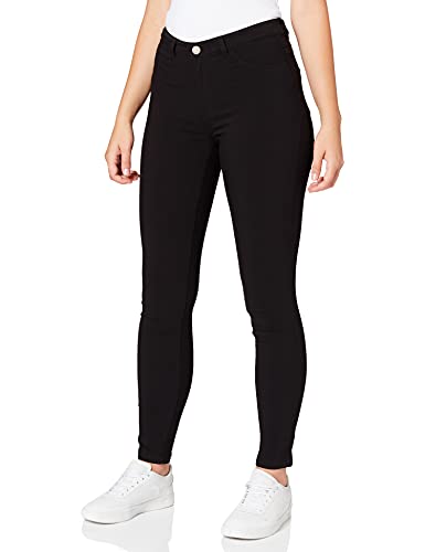 b.young Damen Elva Dixi 5 Pocket Slim Jeans, Schwarz (Black 80001), (Herstellergröße: 38) von b.young