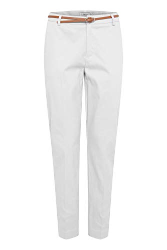 b.young BYDays Damen Hose Chino Stoffhose mit Stretch, Größe:34, Farbe:Off White (80115) von b.young