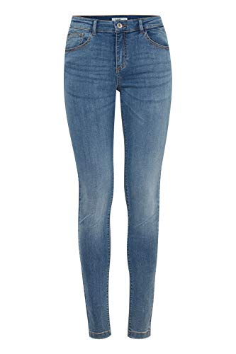 b.young BYLola Luni Damen Jeans Denim Hose Baumwolle mit Stretch Slim Fit 5-Pocket-Hose, Größe:26/32, Farbe:Light Blue (80939) von b.young