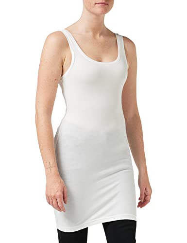 b.young Damen Pamilia Long Top, Weiß (Optical White 80100), Medium (Herstellergröße: M) von b.young