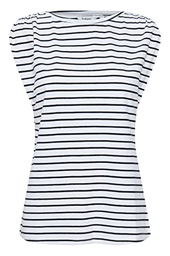 b.young Damen Shirt T-Shirt ohne Print 20810029, Größe:XXL, Farbe:Copenhagen Night Mix (200457) von b.young