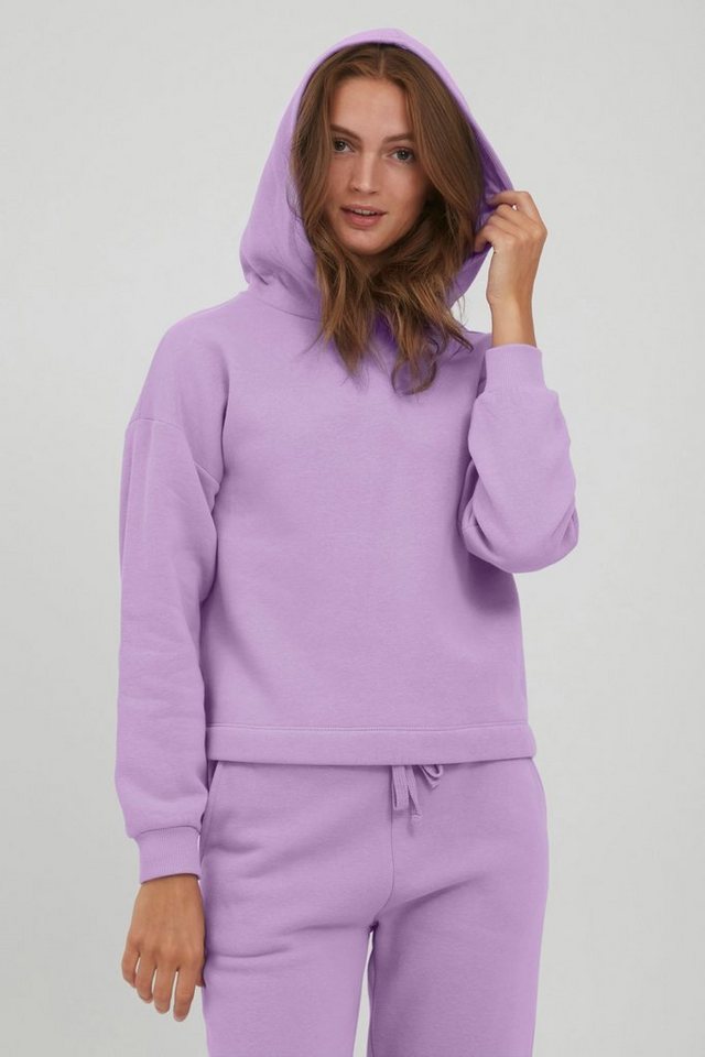 b.young Kapuzenpullover BYSAMMIA HOODIE - 20810533 Schlichter Kapuzenpullover cropped von b.young