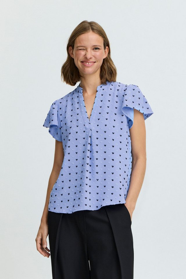 b.young Tunika BYIPRIK SS BLOUSE - gemusterte Tunika von b.young